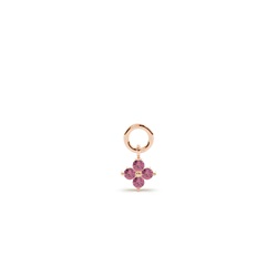 Tourmaline Cluster Hoop Earrings Charm