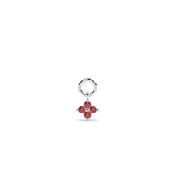 Garnet Cluster Creolen Ohrring Anhänger