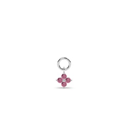Tourmaline Cluster Hoop Earrings Charm