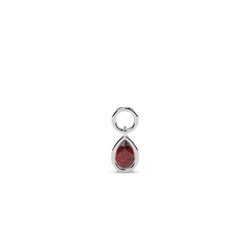 Tropfenform Garnet Creolen Ohrring Anhänger
