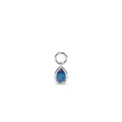Tropfenform Topaz Creolen Ohrring Anhänger