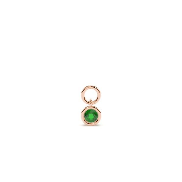 Amethyst Hoop Earring Charm