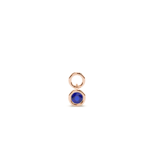 Amethyst Hoop Earring Charm