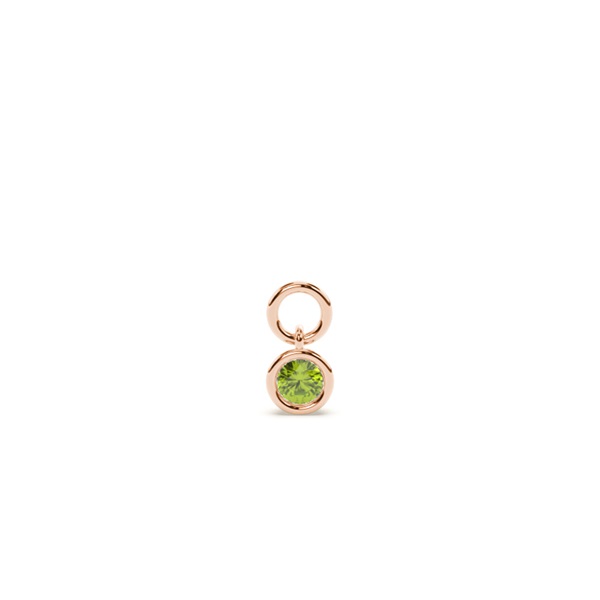 Peridot Hoop Earring Charm