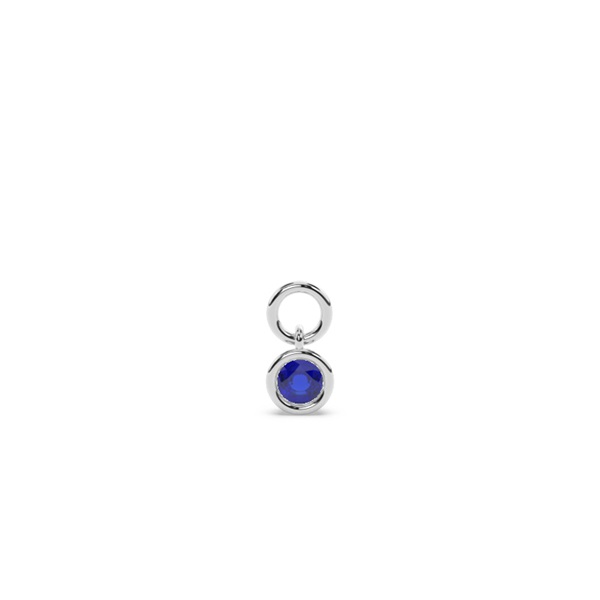 Amethyst Hoop Earring Charm