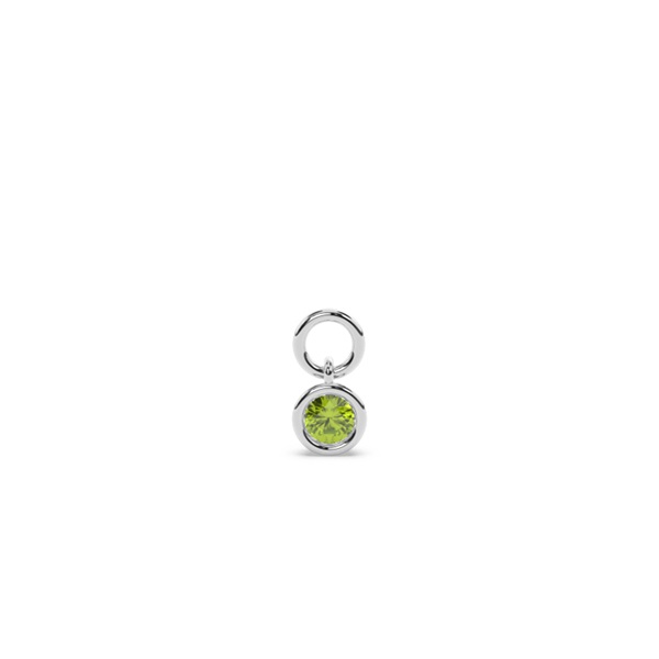 Peridot Hoop Earring Charm