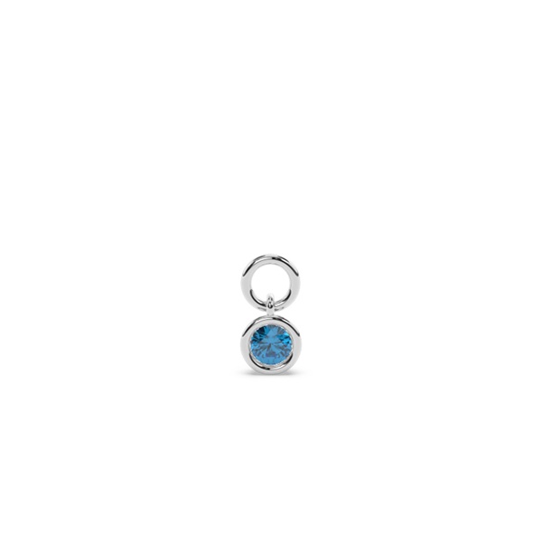 Topaz Hoop Earring Charm