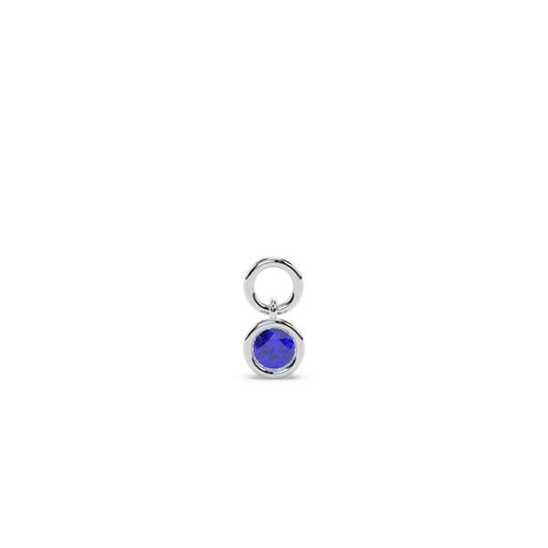 Tanzanite Hoop Earring Charm
