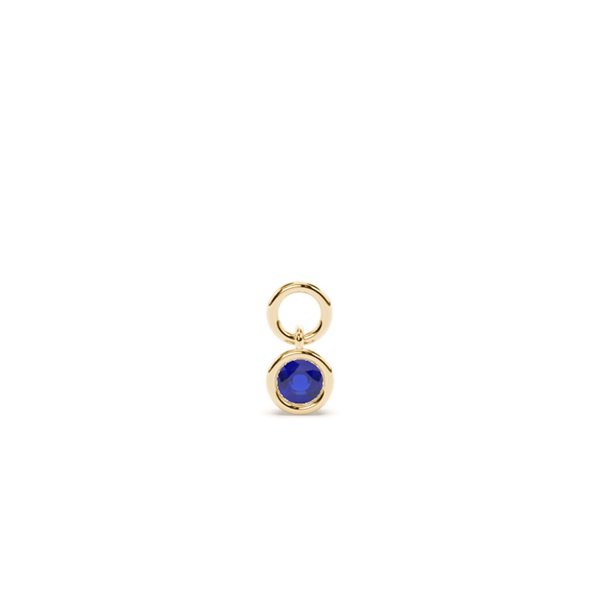 Amethyst Hoop Earring Charm