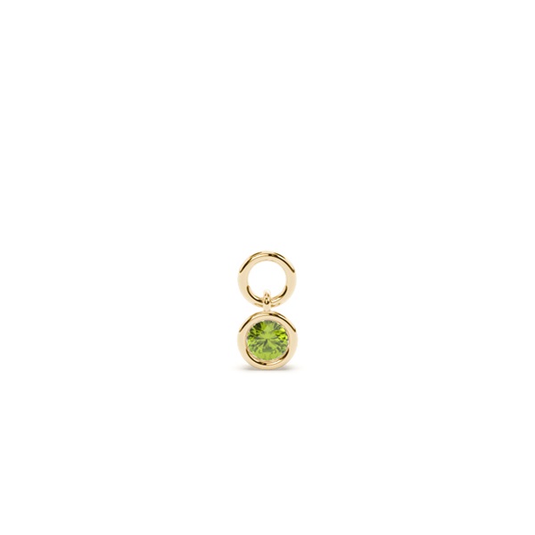Peridot Hoop Earring Charm