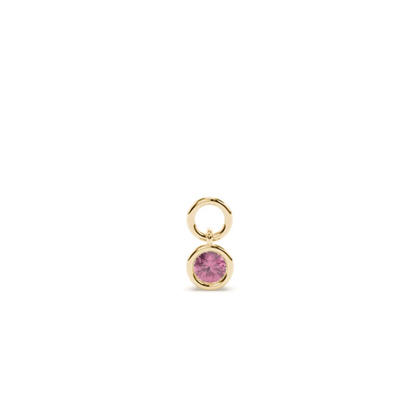Tourmaline Hoop Earring Charm