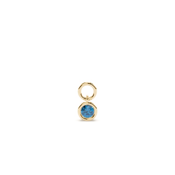 Topaz Hoop Earring Charm