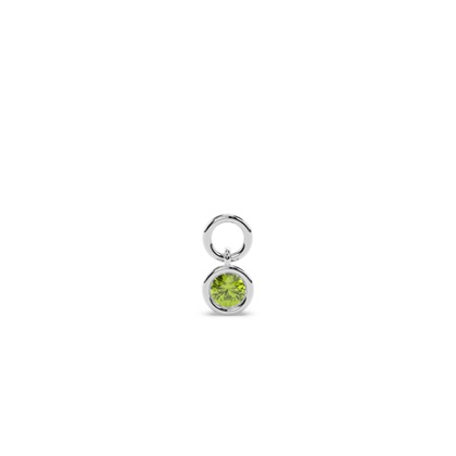 Peridot Hoop Earring Charm