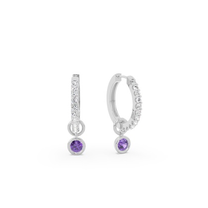White Gold Diamond Earrings