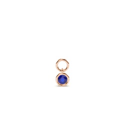 Amethyst Hoop Earrings Charm