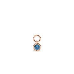 Topaz Hoop Earrings Charm