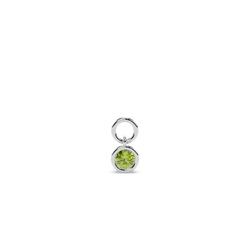 Tropfenform Peridot Creolen Ohrring Anhänger