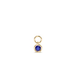 Amethyst Hoop Earrings Charm