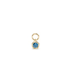Topaz Hoop Earrings Charm