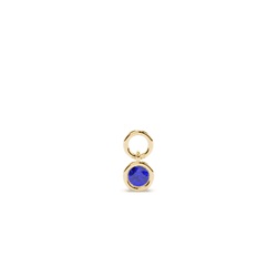 Tanzanite Hoop Earrings Charm