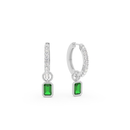Emerald Cut Gemstone Rings & Jewellery