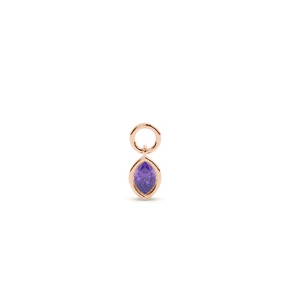 Marquise Rose Gold Earring charms Diamond Earrings