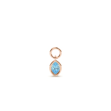 Marquise Rose Gold Earring charms Diamond Earrings