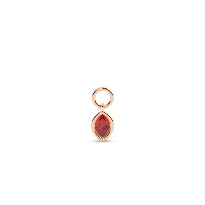Marquise Rose Gold Earring charms Diamond Earrings