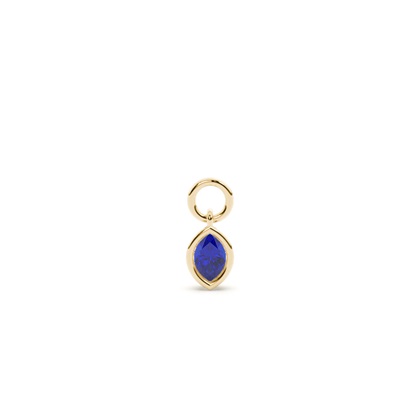 Marquise Yellow Gold Earring charms Diamond Earrings