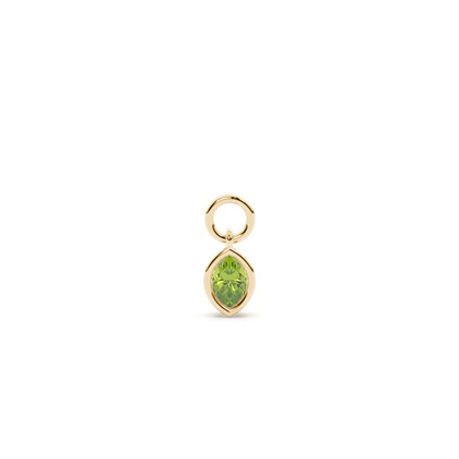 Marquise Yellow Gold Earring charms Diamond Earrings