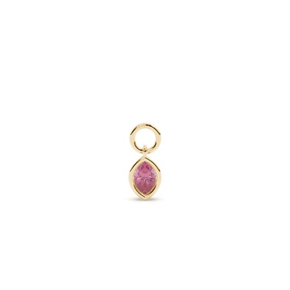 Marquise Yellow Gold Earring charms Diamond Earrings