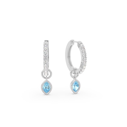 Marquise Cut Diamond Earrings 