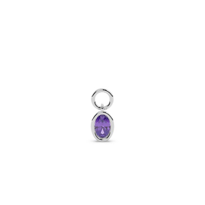 Oval Earring charms Diamond Earrings
