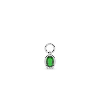 Oval Earring charms Diamond Earrings