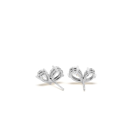 Pear Cut Diamond Earrings