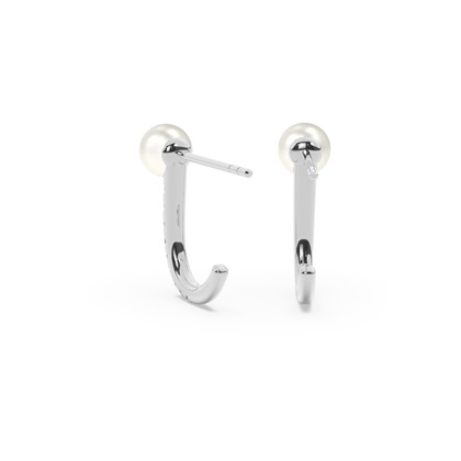 White Gold Diamond Earrings