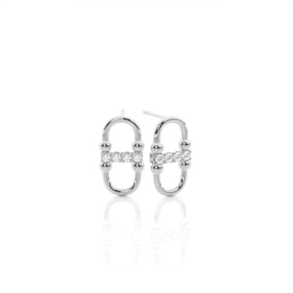 White Gold Diamond Earrings