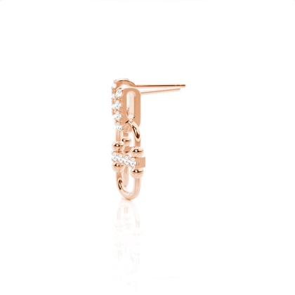 Rose Gold Everyday Diamond Earrings