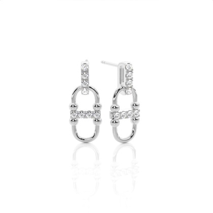 White Gold Diamond Earrings