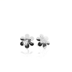 Floral Delicate Diamond Stud Earrings