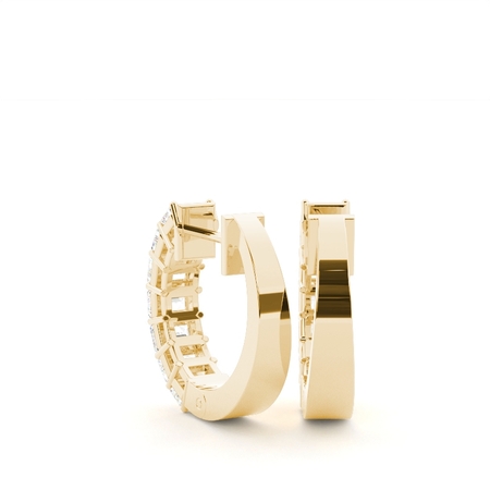 Gelbgold Diamant Ohrringe