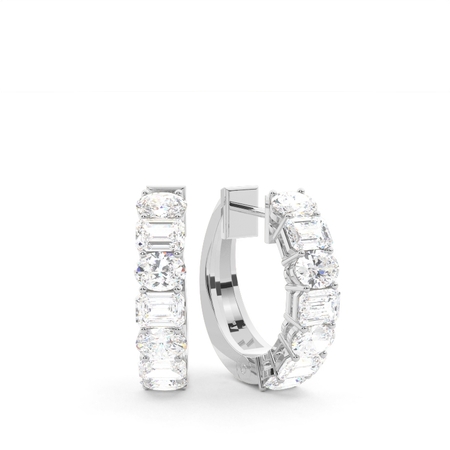 Ohrringe Diamant Silber