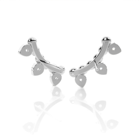 White Gold Diamond Earrings