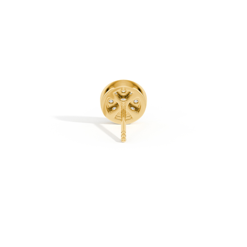 Diamond Cluster Men's Earring