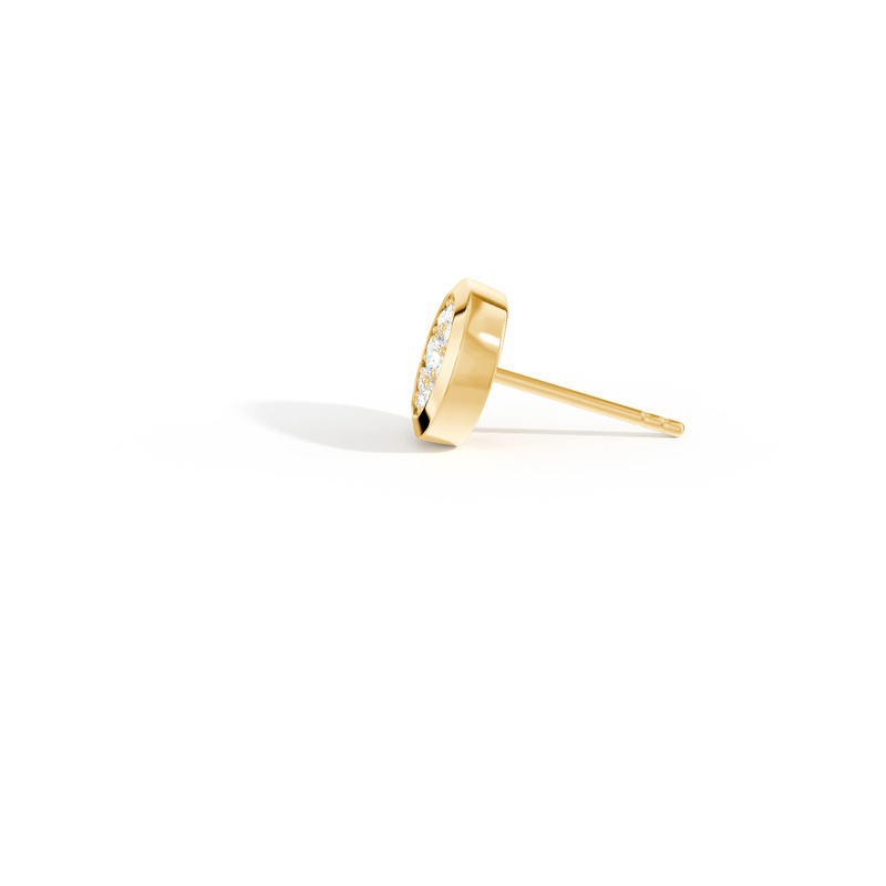 Diamond Cluster Men's Earring