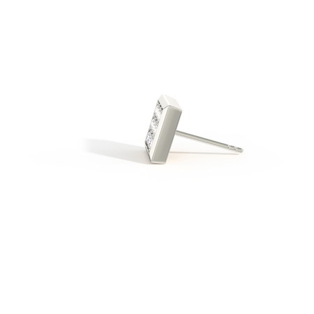 Diamond Cluster Men's Earring