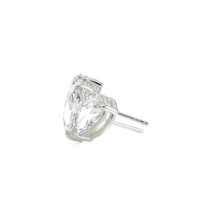 Toi Et Moi Pear And Marquise Diamond Earrings