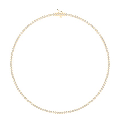 Gelbgold Diamant Anhänger Halsketten