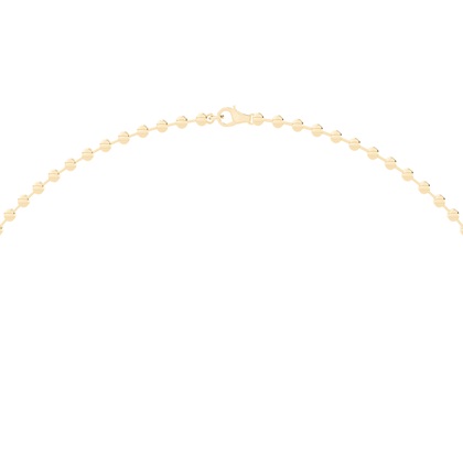 2 Prong Setting Round Diamond Necklace