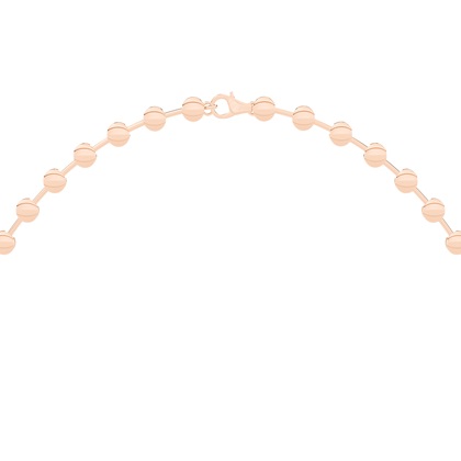 Tennis Halskette mit runden Diamanten in einer 2 Krappenfassung